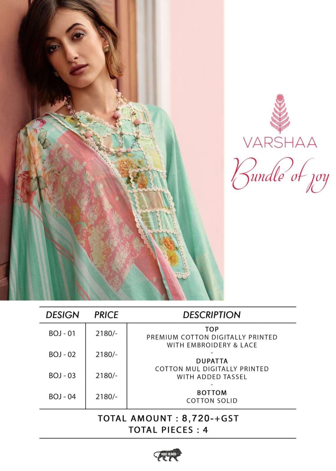 Bundle of Joy By Varsha Cotton Wholesale Designer Salwar Suits In India